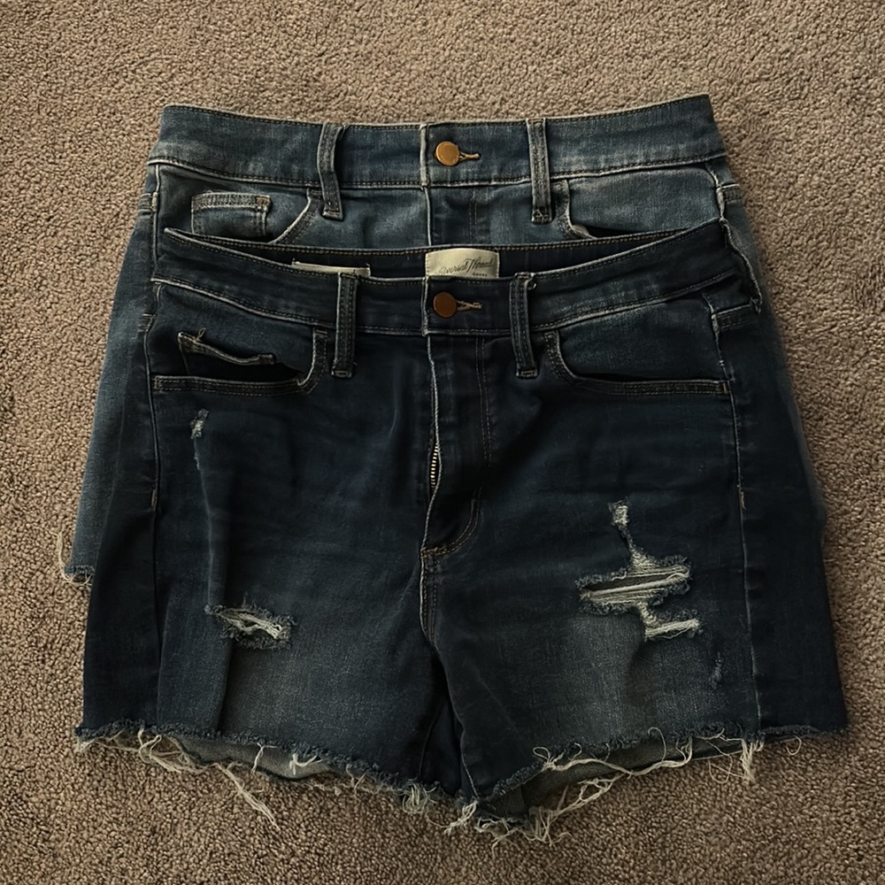 Universal Thread High Rise Midi Shorts- TWO PAIR